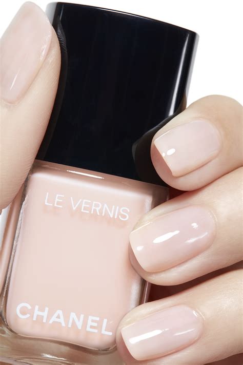 chanel nail ballerina|Chanel lovely beige nail polish.